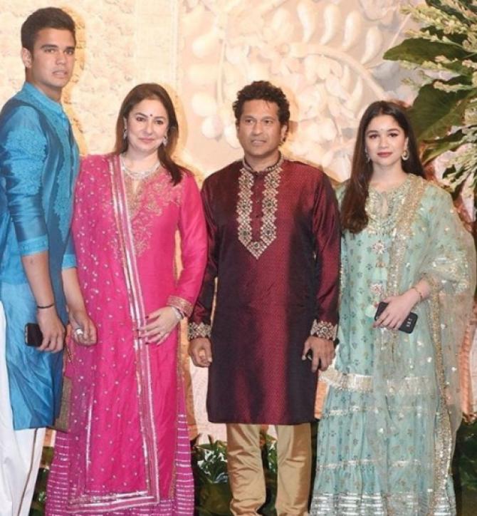 sachin and family